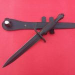 New British Army Fairbairn Sykes Commando Fighting Knife – 2nd Pattern WWII Boot Dagger Replica with Sheath